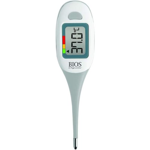BIOS Diagnostics 5 Second Digital Thermometer, for Oral, Rectal, Axillary, 5 Second Reading, Auto Shut Off, Storage Case Included