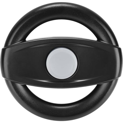 Accmor Stroller Steering Wheel Toy, Pretend Driving Simulated Steering Wheel for Stroller Shopping Carts Universal Detachable Funny Toy Attachment Accessories