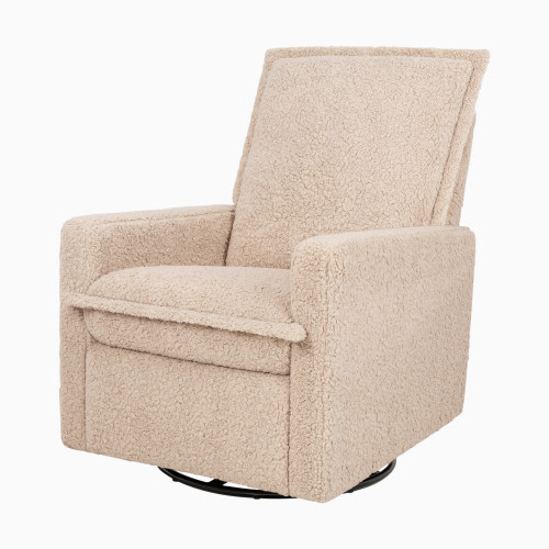 babyletto Cali Flange Recliner and Swivel Glider - Chai Shearling