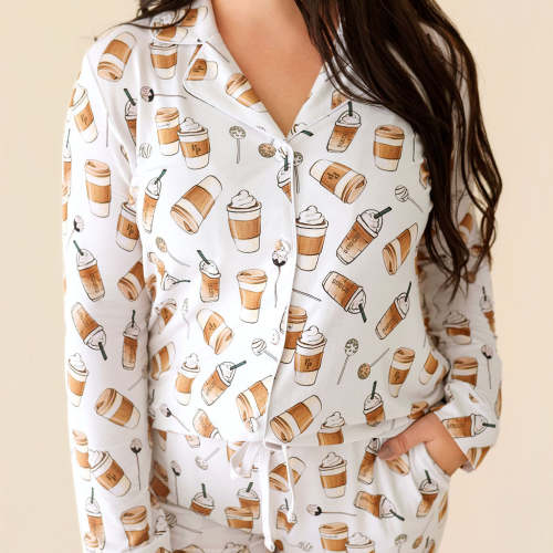 Coffee Women's Luxe Pajama Pant Set