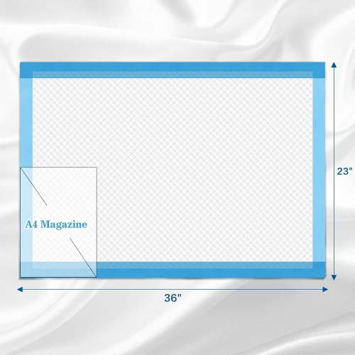 100 Count Leakproof Disposable Bed Pads 23x36 Inches for Adults, Elderly, Pets, Baby Changing Liner