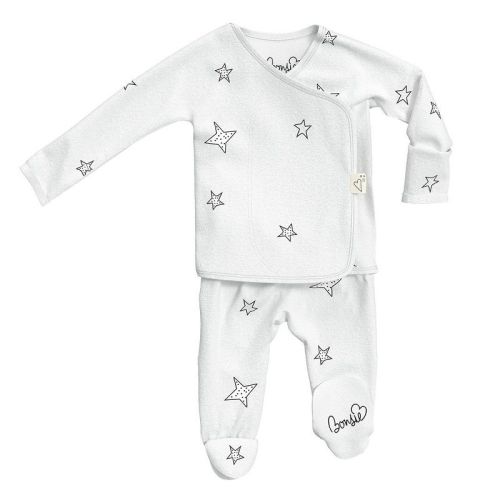 Bonsie Skin to Skin Babywear - Footie - Stars (Newborn)
