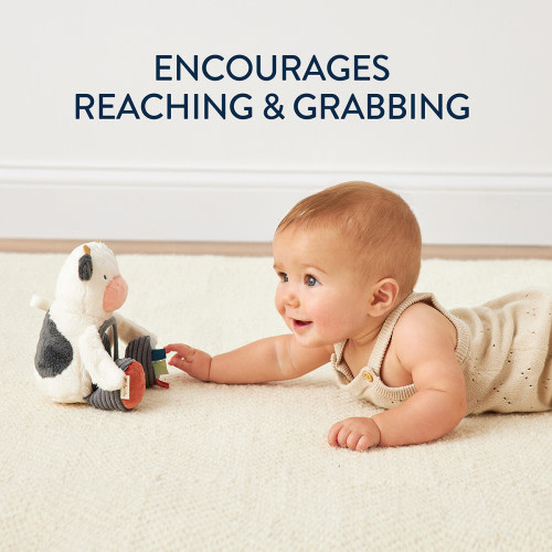 Sensory Tummy Time Mirror - Cow