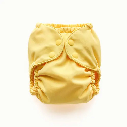 Reusable Diapers: Outer Cover + Swim Diaper - Buttercup, Size 1 (7-17 Lbs)