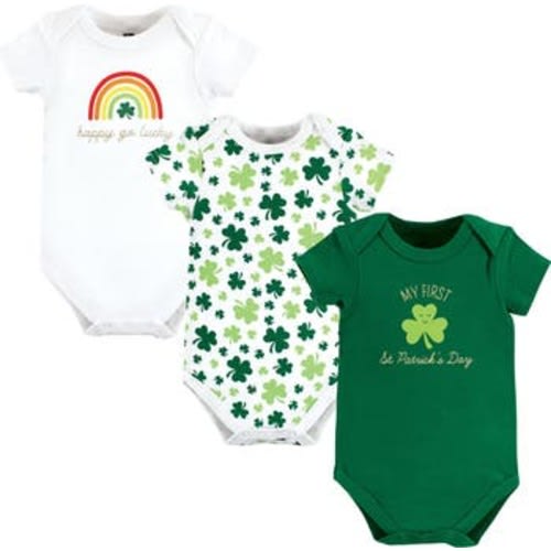 Triple Pack of Soft Cotton Bodysuits, 9-12M