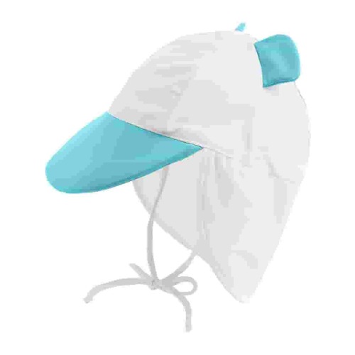 Cuddle Club Infant Sun Hat UPF 50+ UV Protection Hat Baby Summer Essentials, Blue Bear Large