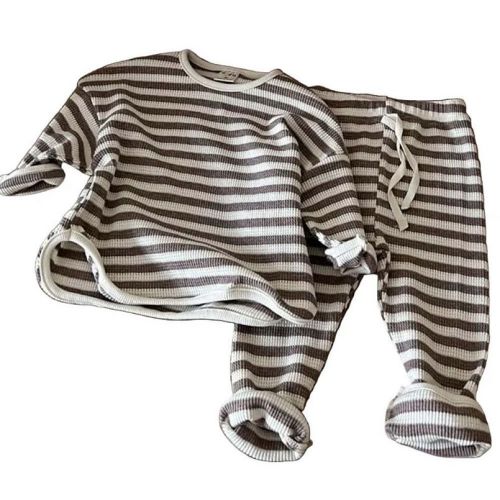 Waffle Knitted Fabric Loose Comfy Set