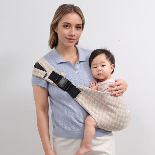 LUJIFO Houndstooth Baby Sling Carrier– Lightweight, Compact - TikTok Shop