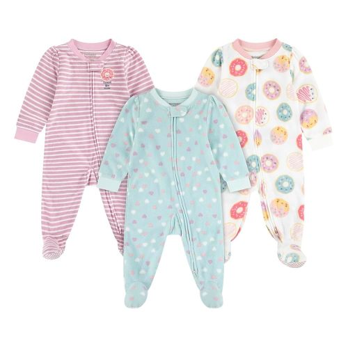 HUGGIES 3-Pack Footed Fleece Coverall
