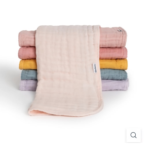 6-Pack Baby Girls Pastel Rainbow Muslin Burp Cloths – Gerber Childrenswear
