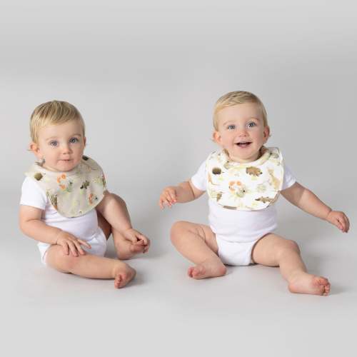 Aussie Animals 2pk Dribble Bibs – Bubba Blue Australia