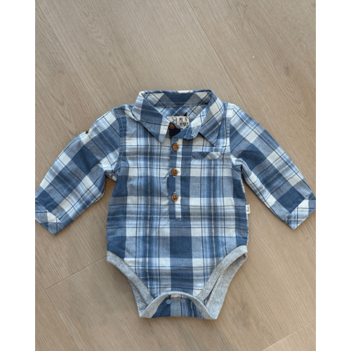 Jasper Woven Onesie – Delta Darlings
