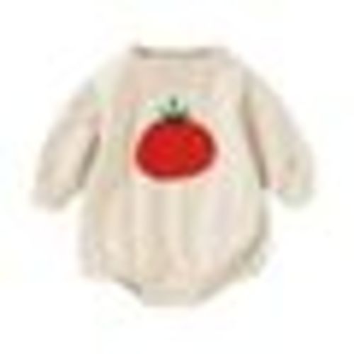 Organic Cotton French Terry Bubble Romper - Red Sage / 18-24 Months