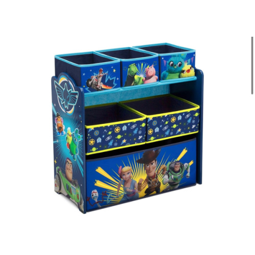 Disney/Pixar Toy Story 4 6 Bin Design and Store Toy Organizer by Delta Children