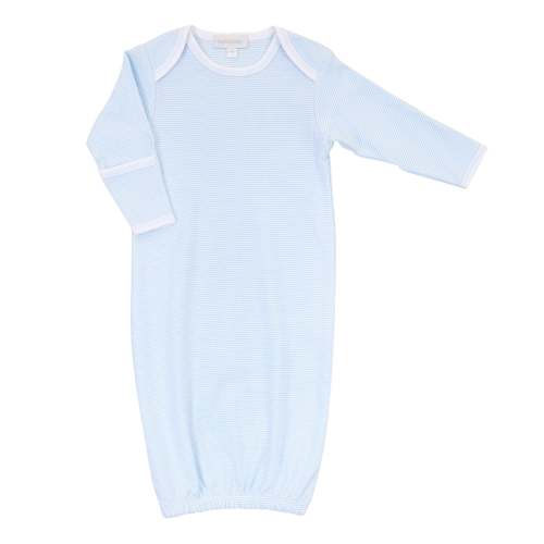 Baby Stripes Blue Lap Gown