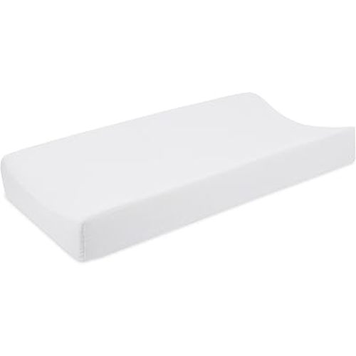 aden + anais Essentials Changing Pad Cover, 100% Cotton Muslin, Super Soft, Breathable, Tailored Snug Fit, Single, Solid Grey