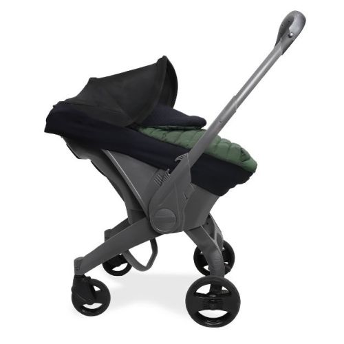 Little Unicorn Winter Car Seat Cover - Dark Green