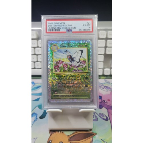 2002 Pokémon Legendary Collection Butterfree Reverse Foil #21 | PSA 6 EX–MT