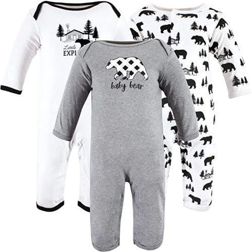 Hudson Baby Unisex Baby Cotton Coveralls - 6-9 Months