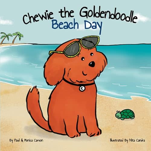Chewie the Goldendoodle: Beach Day Paperback – April 2, 2023