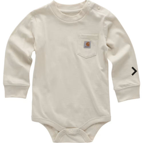 Carhartt Long-Sleeve Pocket Bodysuit for Babies