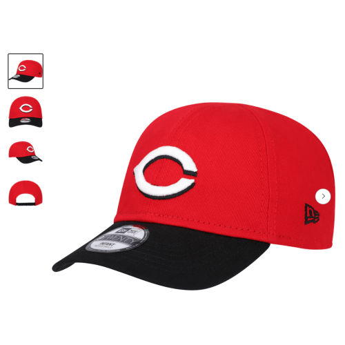 Cincinnati Reds New Era Infant Team Color My First 9TWENTY Flex Hat - Red