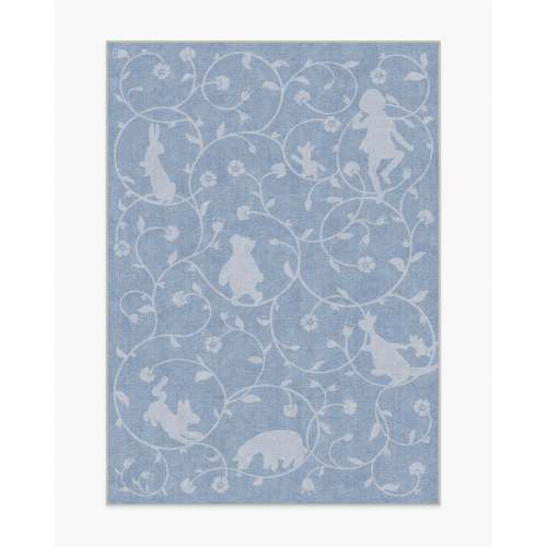 Once Upon a Gathering Soft Blue Rug | Ruggable US