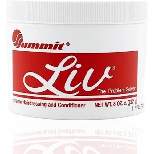 Summit Liv Creme Hairdressing and Conditioner, 8 Ounce