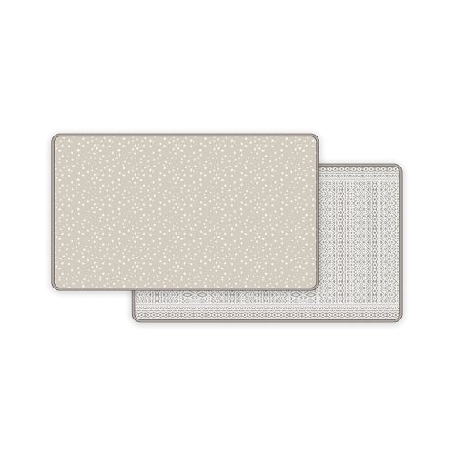 Skip Hop Baby Play Mat, Reversible Foam Floor Mat, 86" x 52", Boho Beige