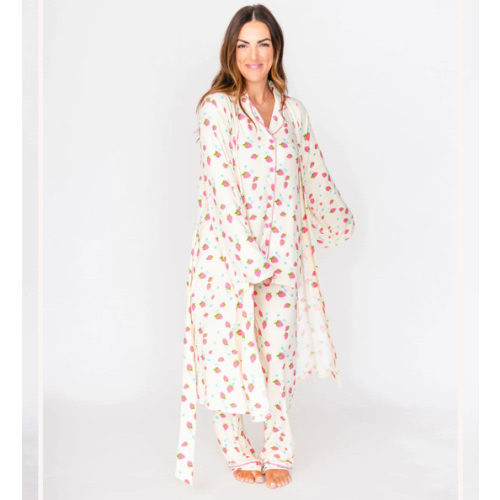 Women's Berries + Bows Robe | +Plus Available