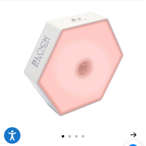 Twilight Motion Red Night Light