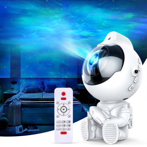 Star Projector, Astronaut Galaxy Projector, Kids Night Light Starry Nebula Ceiling LED Lamp with Timer & Remote, 360Rotation Magnetic Head, Gift for Children Adults Bedroom Party Christmas Birthdays