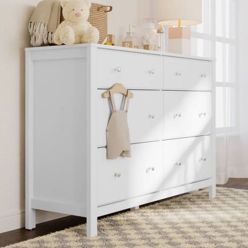 Storkcraft Horizon 6-Drawer Double Dresser - Driftwood