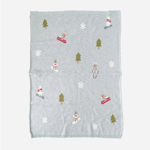 Ski Baby Blanket