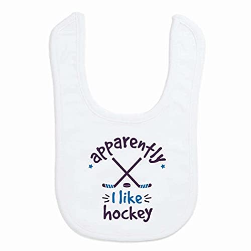 ChalkTalkSPORTS Hockey Baby Bib - Soft Microfiber - Hockey Baby Gift
