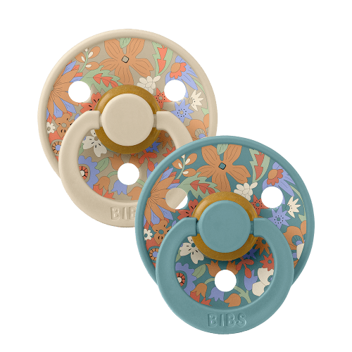 BIBS x LIBERTY Colour 2 Pack June Blossom - Vanilla Hush Mix