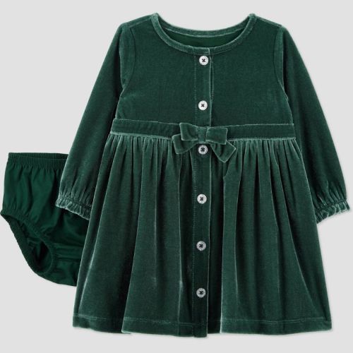 Carter's Holiday Velour Dress