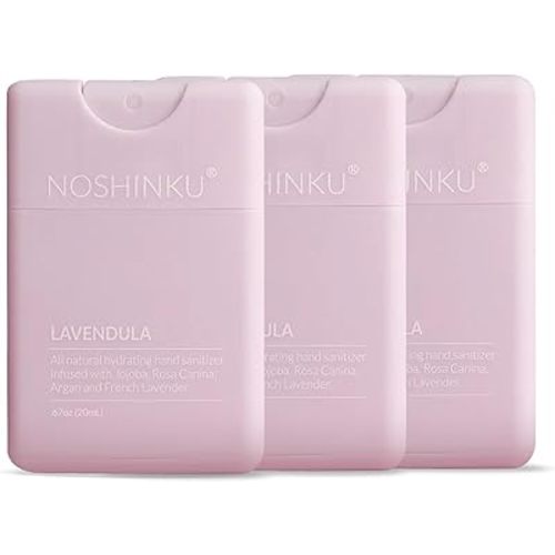 Noshinku Pocket Hand Sanitizer | Bundle (Lavender Refillable (3-Pack)
