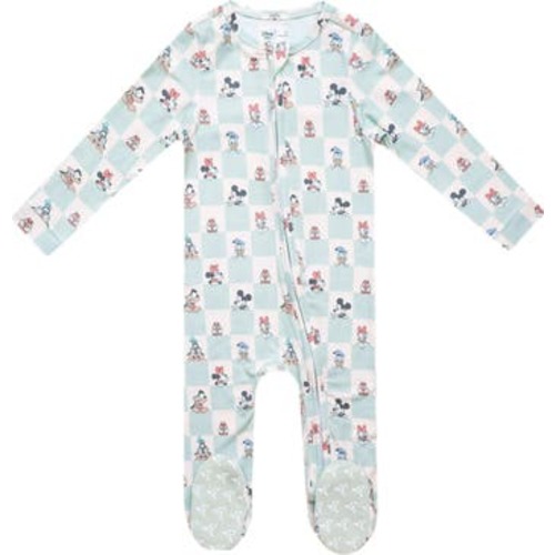 Mickey Mouse & Friends Zip-Up Footie Pajamas