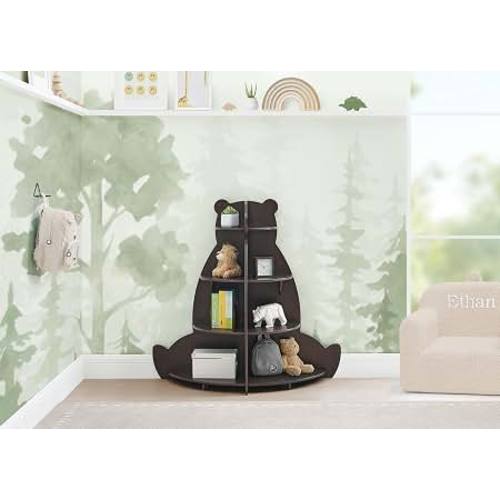 Amazon.com: Delta Children Bear Bookcase - Greenguard Gold Certified, Crafted Walnut