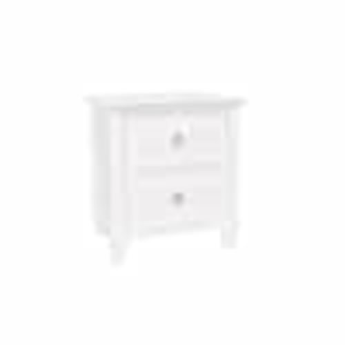 NEW CLASSIC HOME FURNISHINGS New Classic Furniture Tamarack 2-drawer Nightstand, White BB044W-040