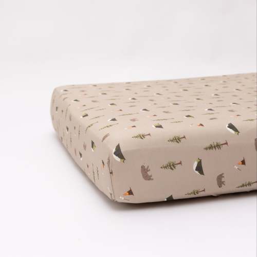 Gone Camping Crib Sheet – Brave Little Ones