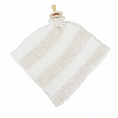 CuddleLane™ Luxe Lovey | Toffee Stripe