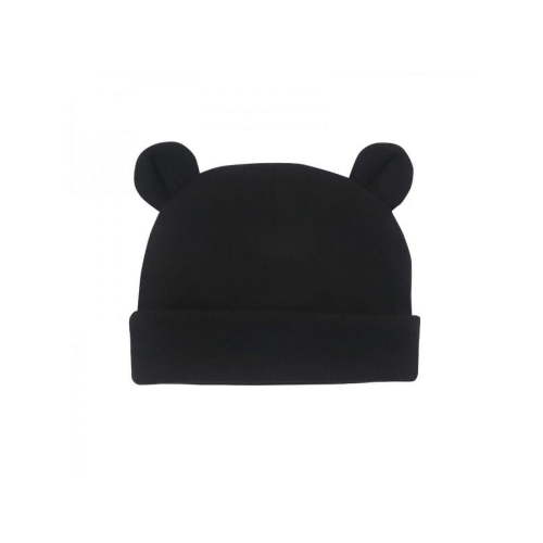 Alvage Newborn Hospital Hat 0-12Months Preemie Boys Girls Beanie Solid Infant Baby Ears Bonnet Infant Cotton Hats 1pc