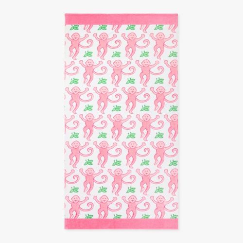 Roller Rabbit Monkey Beach Towel UPF 50+
