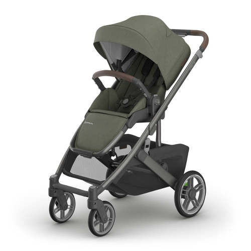 UPPAbaby Cruz V3 Pram Evelyn (Meadow Green / Graphite Frame / Chestnut Leather)