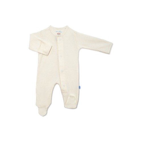 Solid Organic Cotton Magnetic Footie