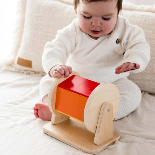 Montessori Spinning Drum - A Toy Your Baby Needs!