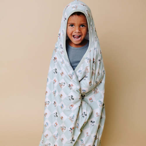 Premium Big Kid Hooded Towel - Mickey Mouse and Friends