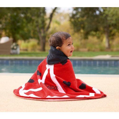 Love Bug Baby Hooded Towel